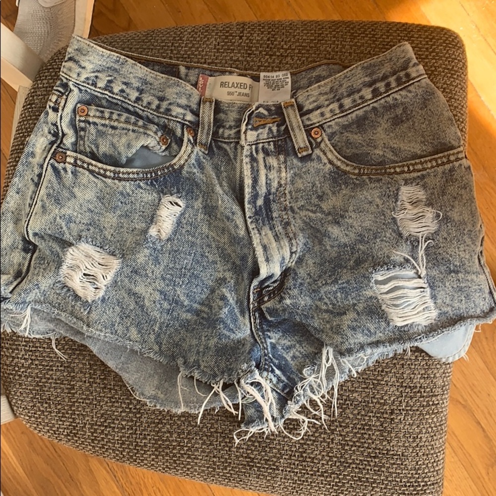 Levis denim shorts